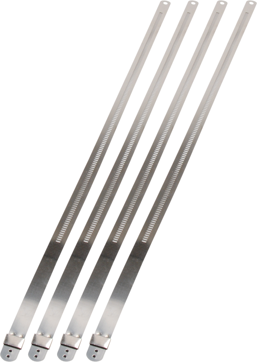 Dei Positive Locking Ties - 1/2" X 14" - Stainless Steel 010212