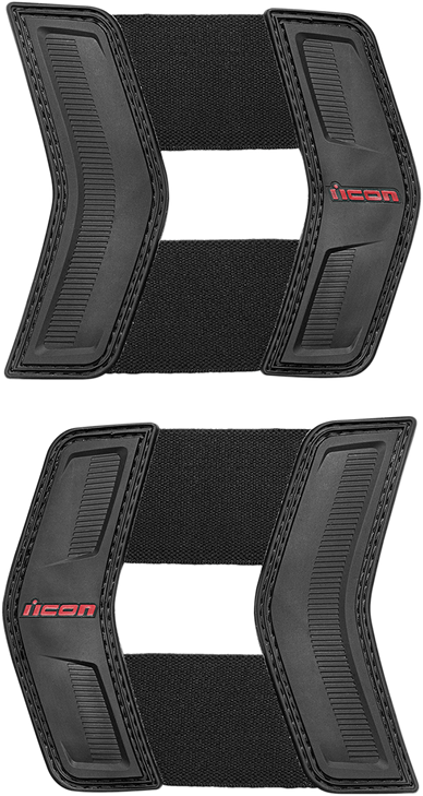 Icon Field Armor Stryker Vest Waist Straps - Black/Red