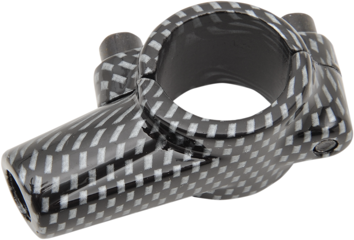 Emgo Mirror Mount - 7/8" - Carbon Fiber - Left 20-28122