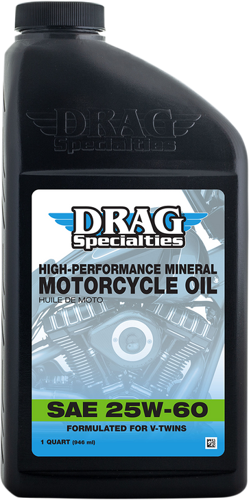 Drag Specialties Oil Engine Oil - 25W-60 - 1 U.S. Quart