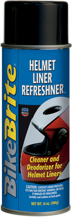 Bike Brite Helmet Liner Refresher - 14 Oz. Net Wt. - Aerosol Mc19000