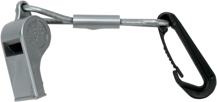 Atlantis Whistle With Clip - Grey A2709C