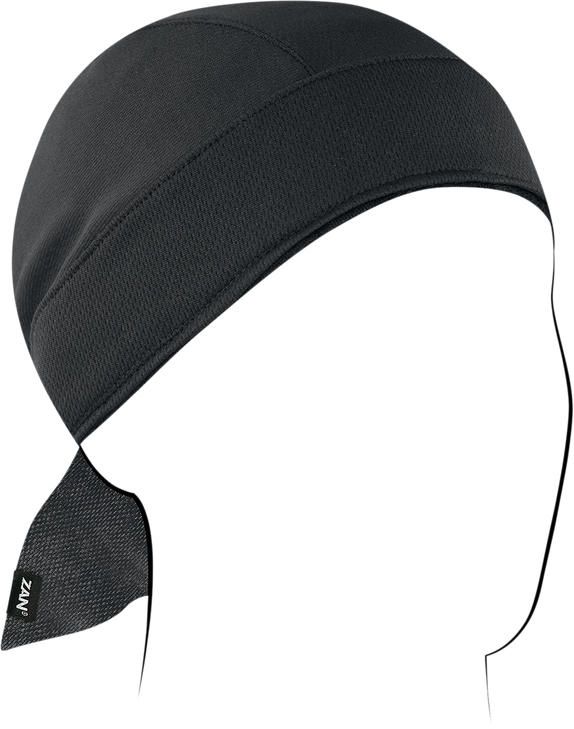 Zan Headgear Flydanna Micro-Mesh Polyester Headwrap - Black Zm114