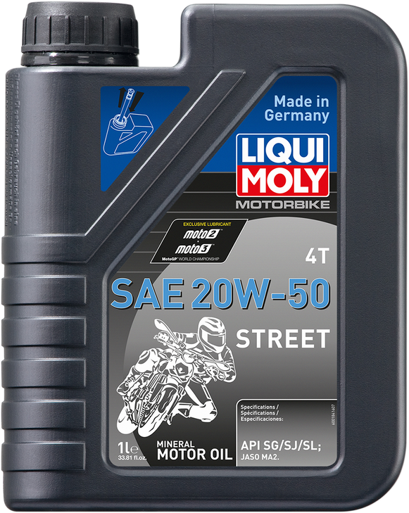 Liqui Moly Street 4T Oil - 20W-50 - 1 L 20062