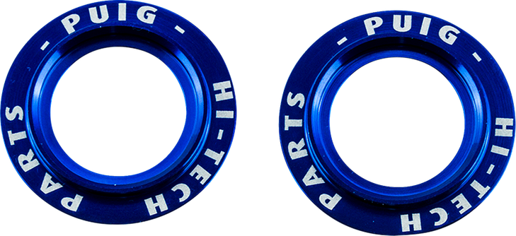 Puig Hi-Tech Parts Axle Slider Rings Univ Blue 20271A