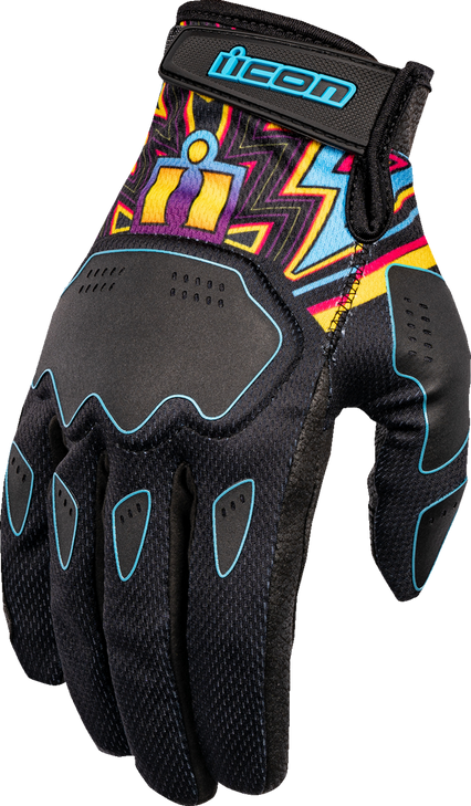 Icon Hooligan Lucky Lid Gloves - Black - Medium