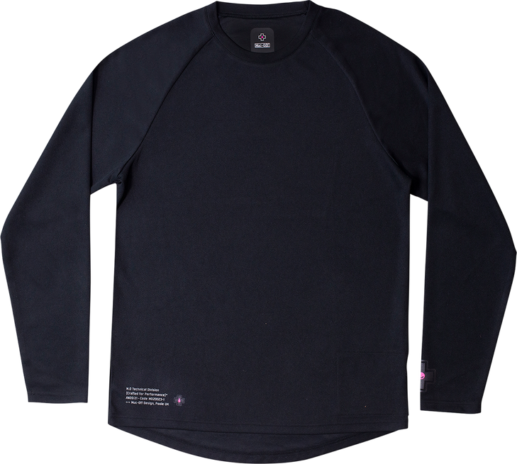 Muc-Off Usa Riders Long-Sleeve Jersey - Black - Small 20365
