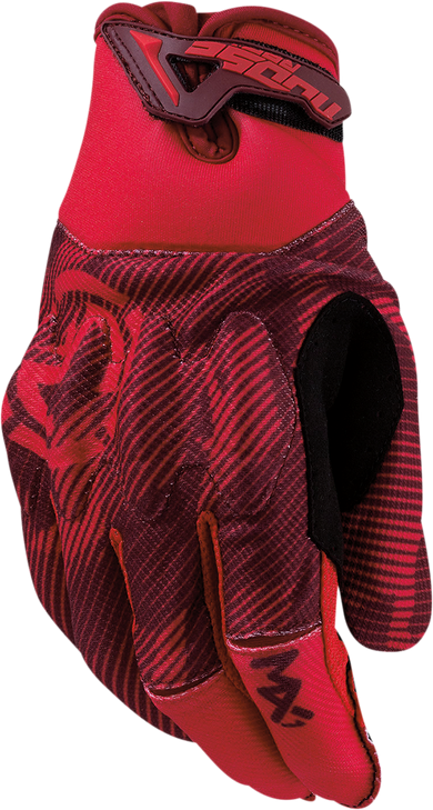 Moose Racing Mx1 Gloves - Red/Black - Medium 3330-7053