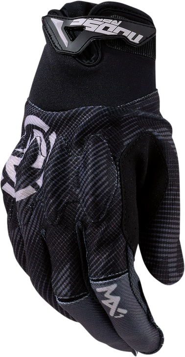 Moose Racing Mx1 Gloves - Gray/Black - Medium 3330-7071
