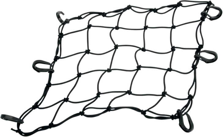 Drag Specialties Cargo Net - 15" X 15" - 6 Hook