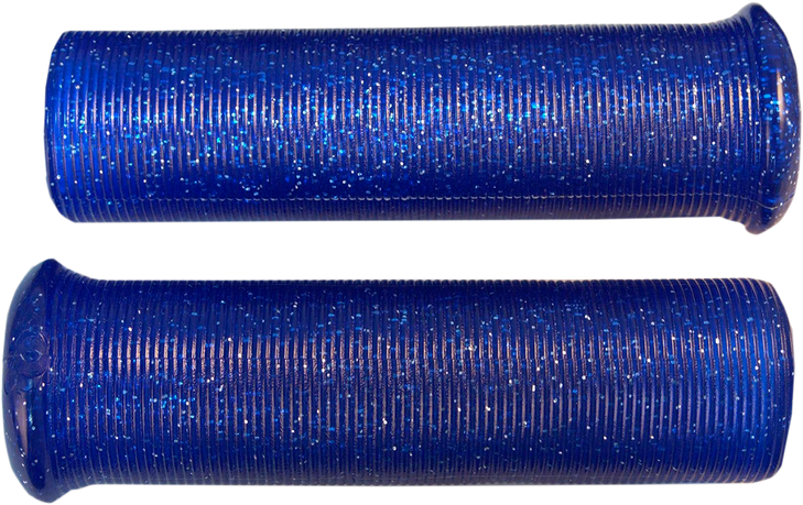 Emgo Grips - Retro - Metal - 1" - Blue 42-21113