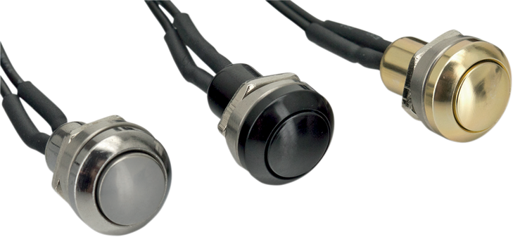 Drag Specialties Mini Push-Button Switch - Black