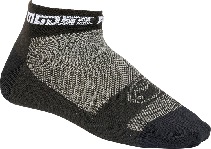 Moose Racing Casual Low Socks - Black/Gray - S/M 34310788