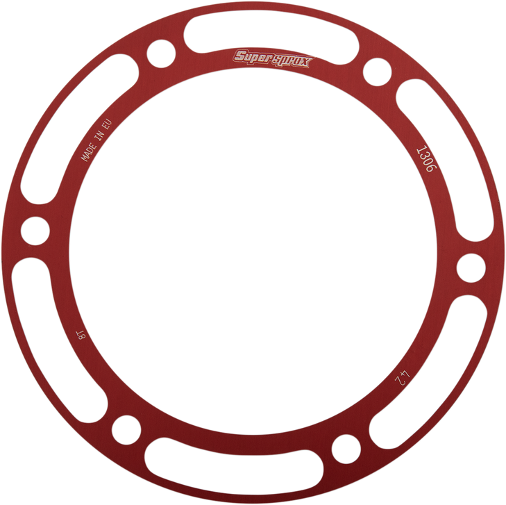 Supersprox Edge Rear Sprocket Insert - Red - 42 Tooth Racd-1306-42-Red