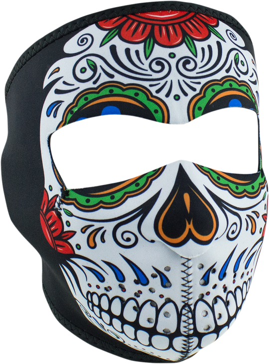 Zan Headgear Full-Face Mask - Muerte Skull Wnfm413