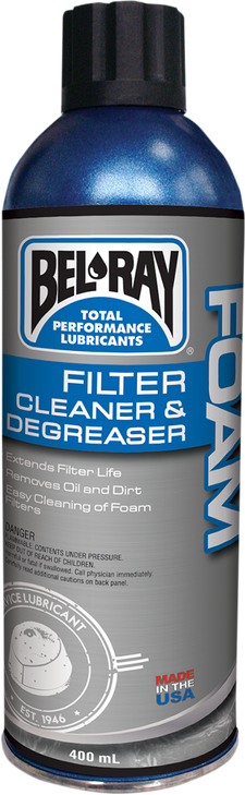 Bel-Ray Foam Filter Cleaner - 13.5 U.S. Fl Oz. - Aerosol 99180-A400W