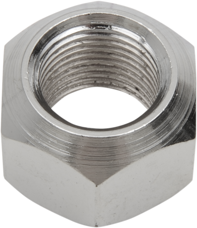 Drag Specialties Axle Nut - Front - Chrome - 5/8"-18 Thread