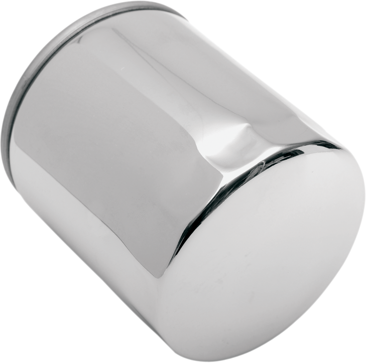 Drag Specialties Oil Filter - Chrome - Twin Cam/M8
