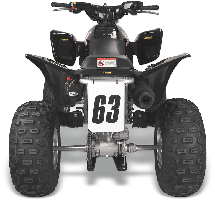 Maier Universal Number Plate - 7" X 10" - White 509911