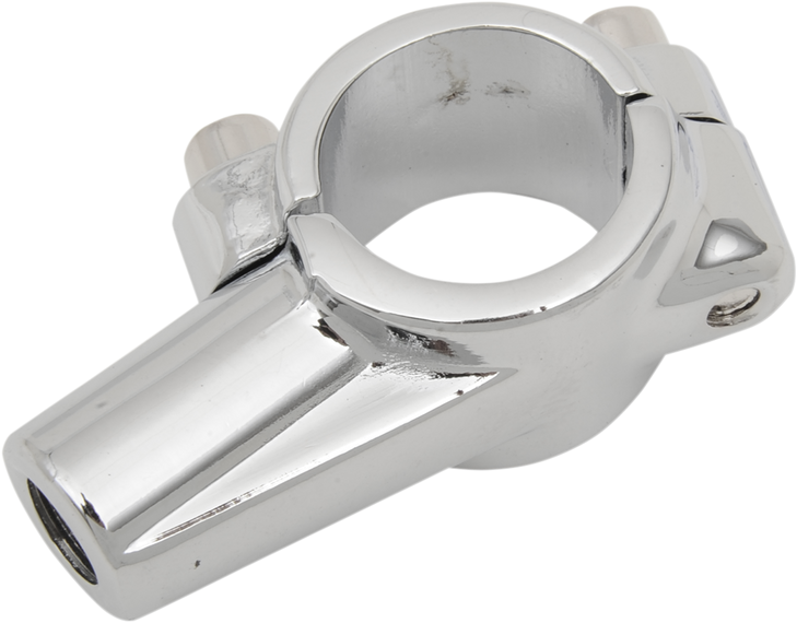 Emgo Mirror Mount - 7/8" - Chrome - Left 20-28121