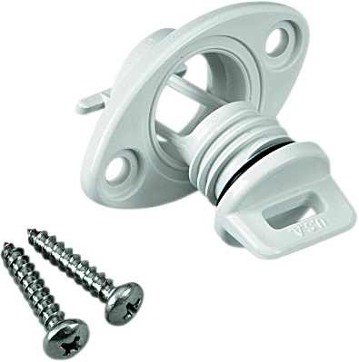 Atlantis Drain Plug - White - Sea Doo A2266