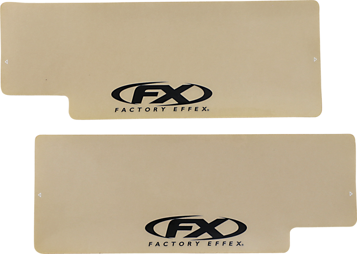 Factory Effex Fork Shield Decal - Upper - Fx - Black 06-38008