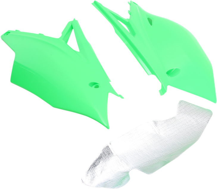 Ufo Side Panels - Fluorescent Green Ka04737-Aflu