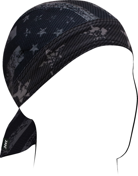 Zan Headgear Flydanna Sportflex - Carbon Fiber Distressed Flag Zl161