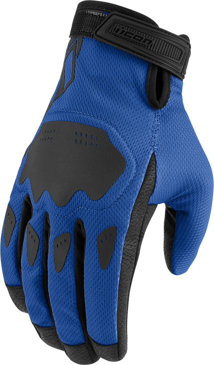 Icon Hooligan Ce Gloves - Blue - 2Xl