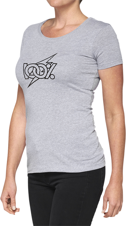 100% Women'S Fioki T-Shirt - Heather Gray - Small 28107-188-10