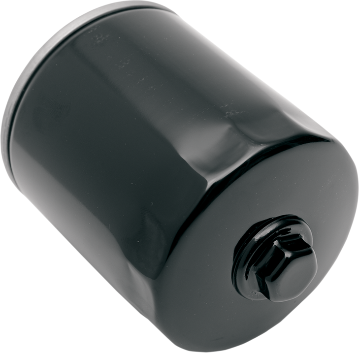 Drag Specialties Oil Filter With Nut - Black - Twin Cam/M8