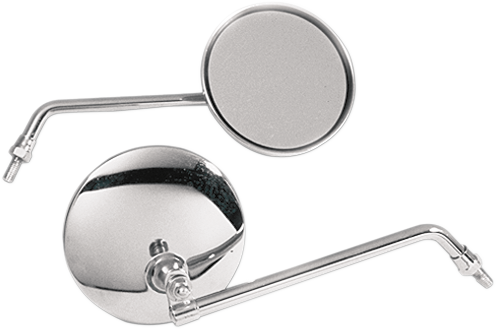 Mirror - Cb-Style - Side View - Round - Chrome 20-42408