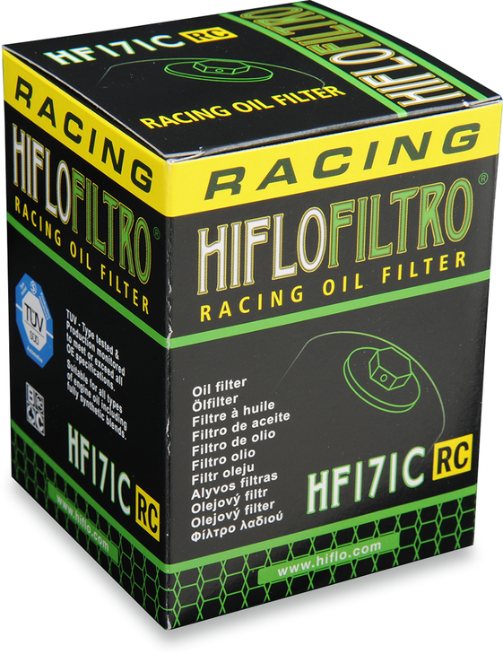 Hiflofiltro Performance Oil Filter - Chrome Hf171Crc
