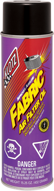 Klotz Oil Fabric Filter Oil - 15.25 Oz. Net Wt. - Aerosol Kl-607