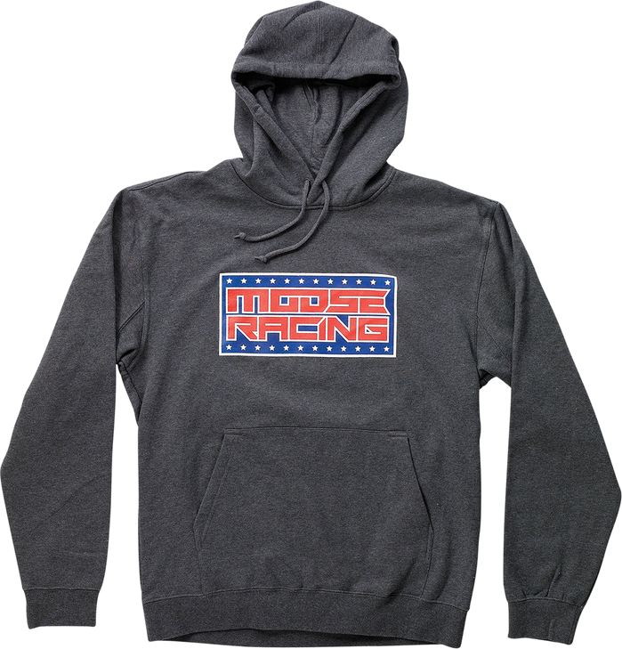 Moose Racing Spangled Hoodie - Gray - Medium 3050-5875
