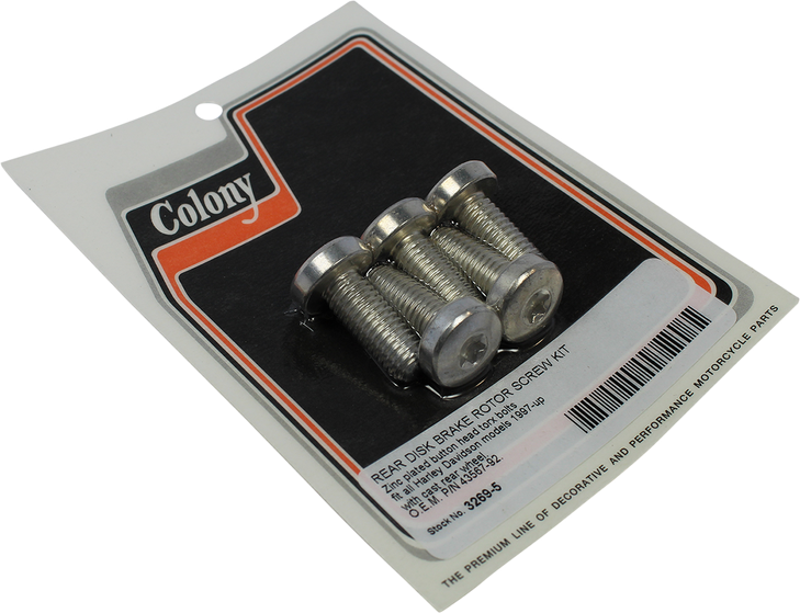 Colony Bolts - Rear/Brake Rotor - Set 3269-5