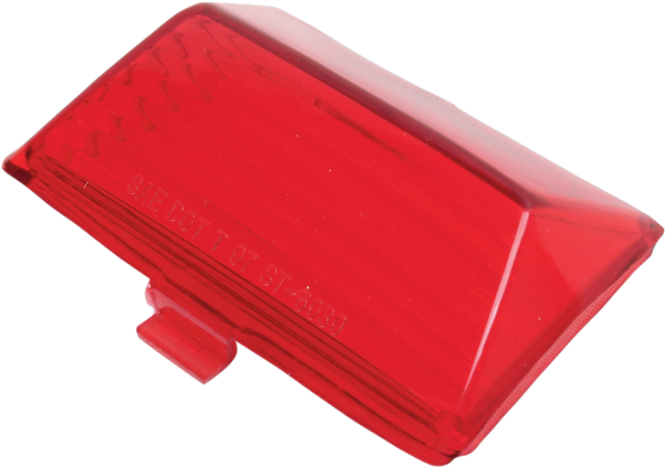 Drag Specialties Lens - Rear Fender Tip - Red