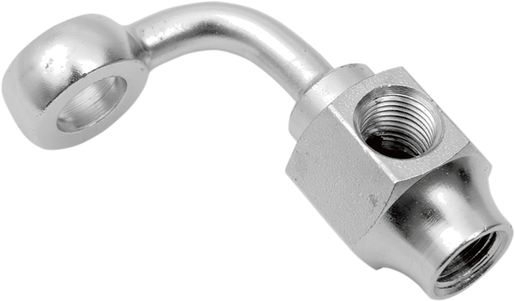 Drag Specialties Banjo Fitting - 3/8" X 1/8" Npt - 90 - Short