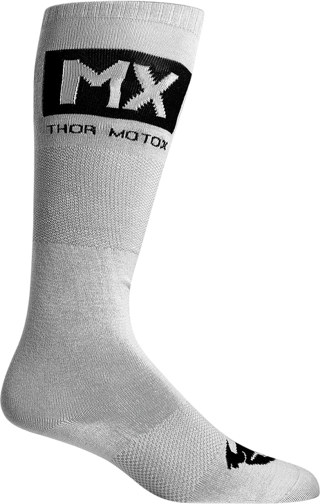 Thor Youth Mx Cool Socks - Gray/Black - Size 1-6