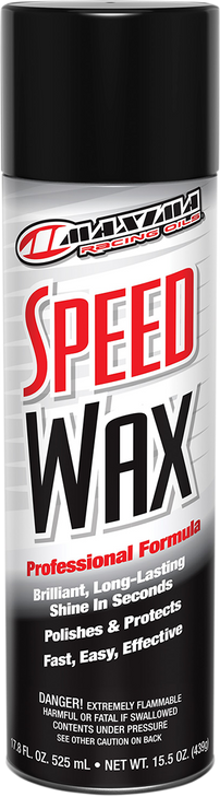 Maxima Racing Oil Speed Wax Detailer - 15.5 Oz. Net Wt. - Aerosol 70-76920