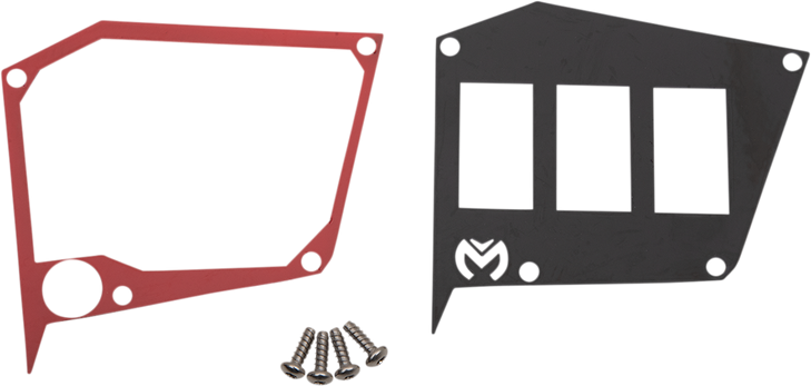 Moose Utility Dash Plate - Red 100-5068-Pu