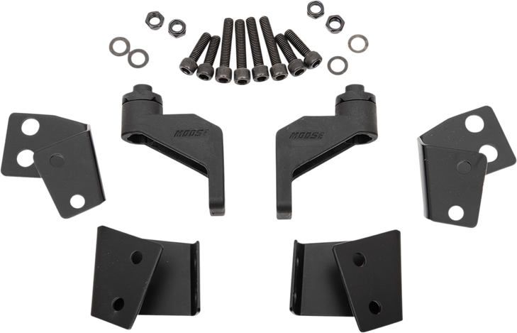 Moose Utility Adapters - Mirror - Black - Pro-Fit - Pair Pvmirkit-1-Mse