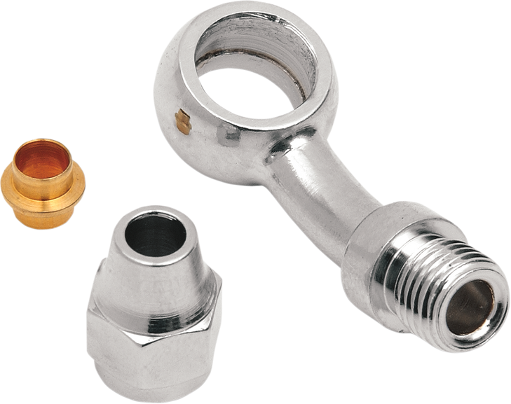 Drag Specialties Banjo Fitting - 7/16" - 35 Degree