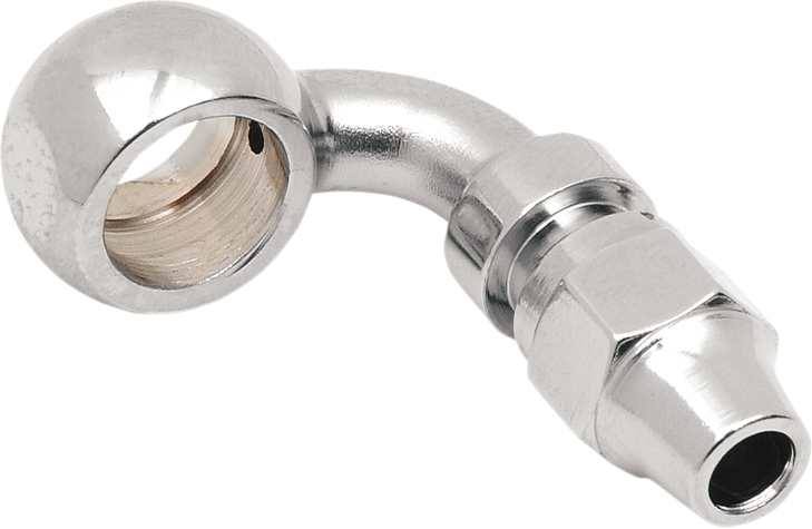 Drag Specialties Banjo Fitting - 7/16" - 90 Degree