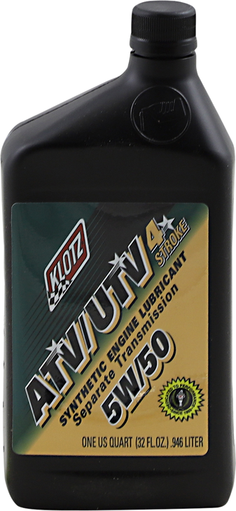 Klotz Oil Atv Synthetic 4T Engine Oil - 5W-50 - 1 U.S. Quart Atvutv-550