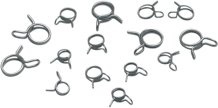 Moose Racing Wire Clamps - Assortment - 15-Piece 111-1511