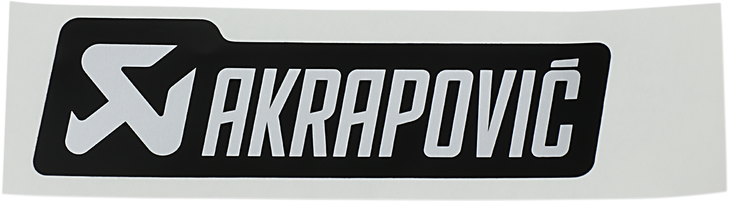 Akrapovic Replacement Sticker P-Hst4Almono