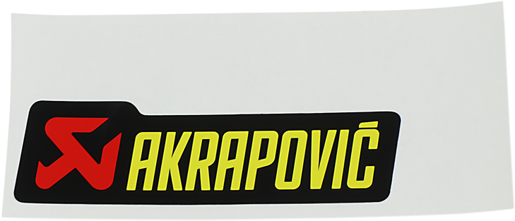 Akrapovic Replacement Sticker P-Hst12Al