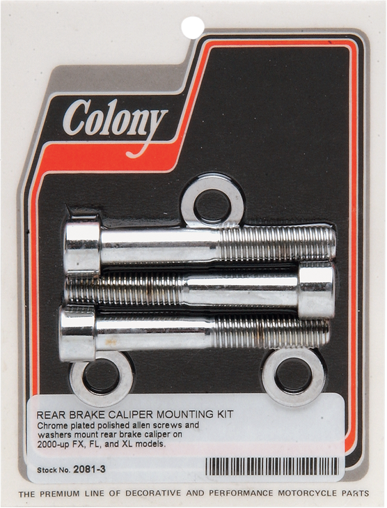 Colony Bolt Kit - Caliper - Rear 2081-3