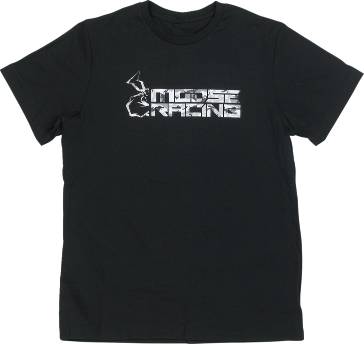 Moose Racing Youth Camo T-Shirt - Black - Large 3032-3684